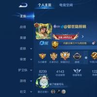  V9 1典藏 44传说 93史诗 278皮肤 120英雄 荣耀王者