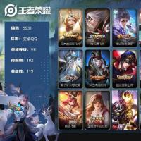 V8 1典藏 16传说 93史诗 365皮肤 122英雄 倔强青铜III